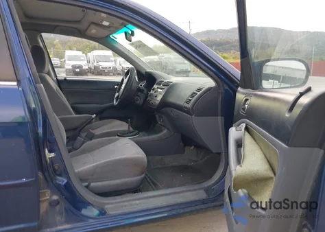 2002 Honda Civic Ex from USA, damaged, VIN 1HGES25772L027295